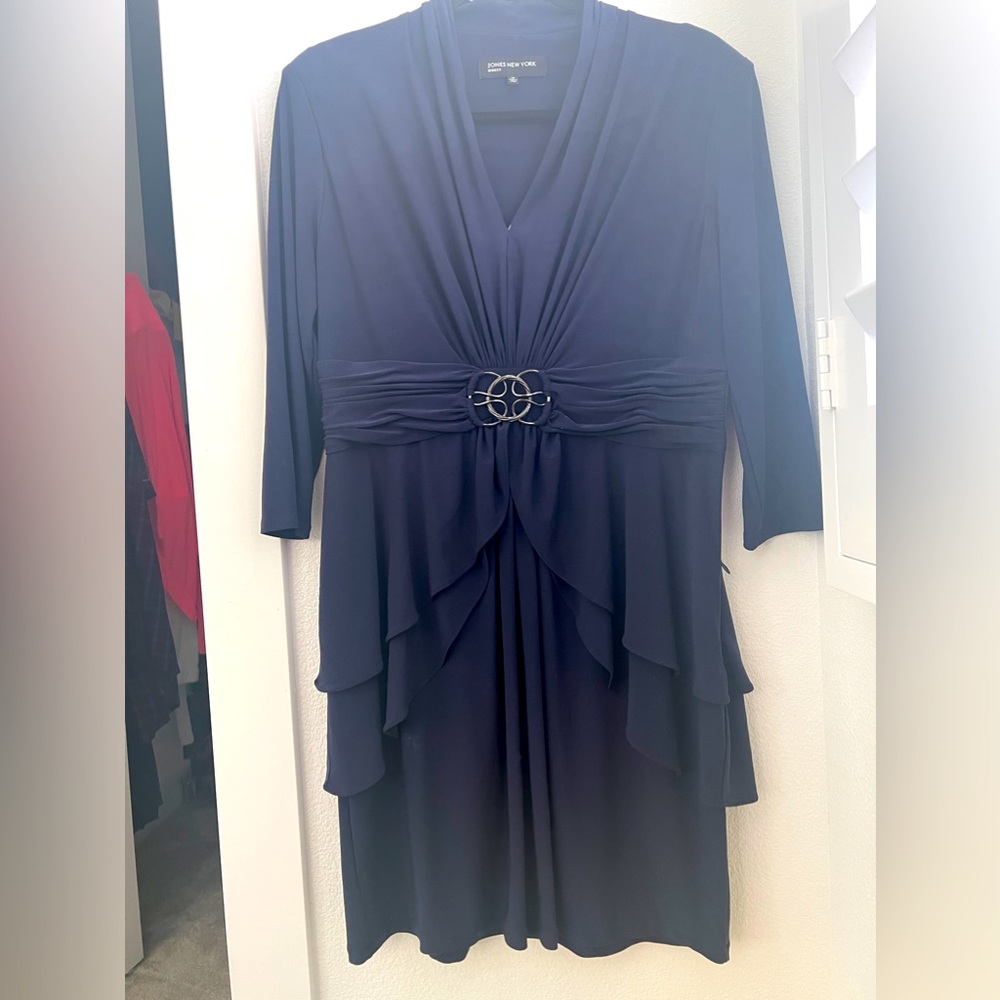 Navy women’s cocktail dress